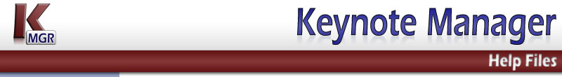 Keynote Manager Header