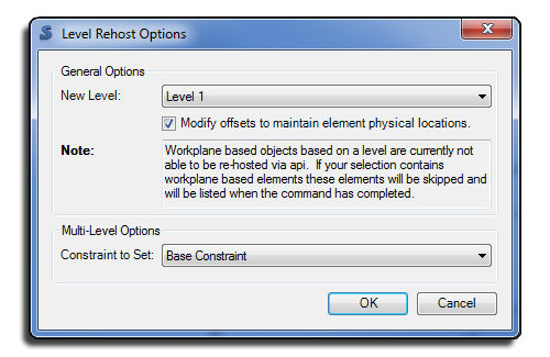 Rehost Dialog