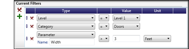 Current Filters Pane