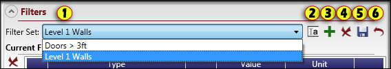 Filter Sets Pane