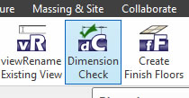 dimensionCheck Button