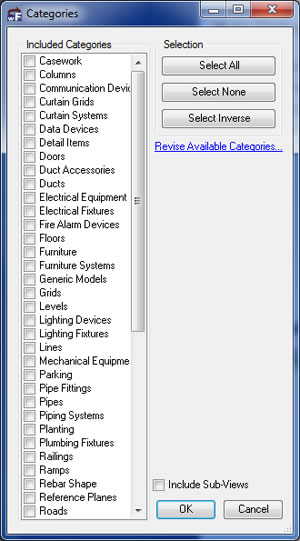 dimensionCheck Main Dialog