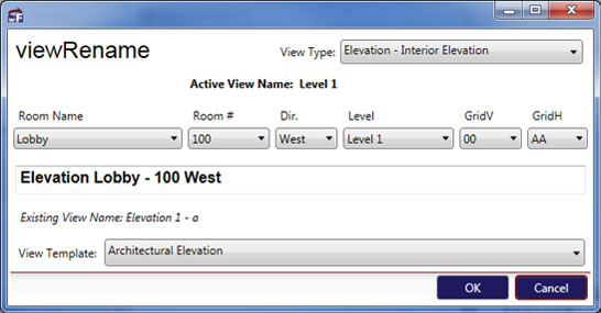 viewRename Dialog