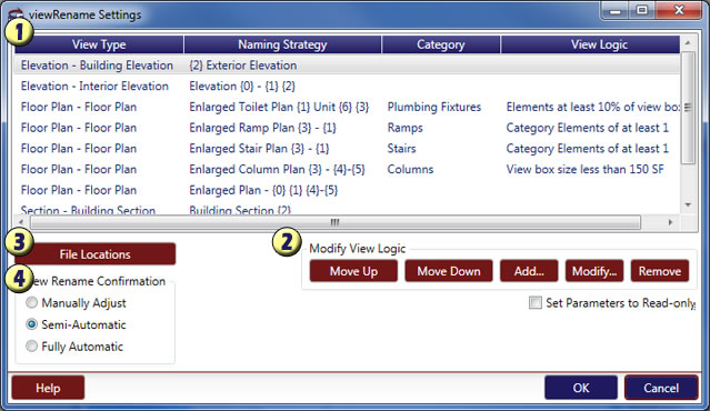 viewRename Settings